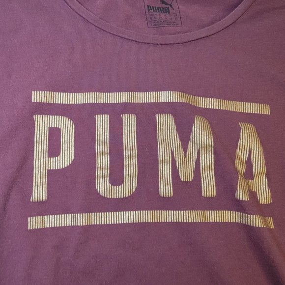 Athletic Women's Tee Puma Fig-BronzeMedal 100% COTTON - Picture 6 of 8